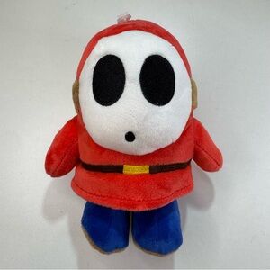 Super Mario Shy Guy 7" Plush Toy Little Buddy Nintendo Red Character Doll